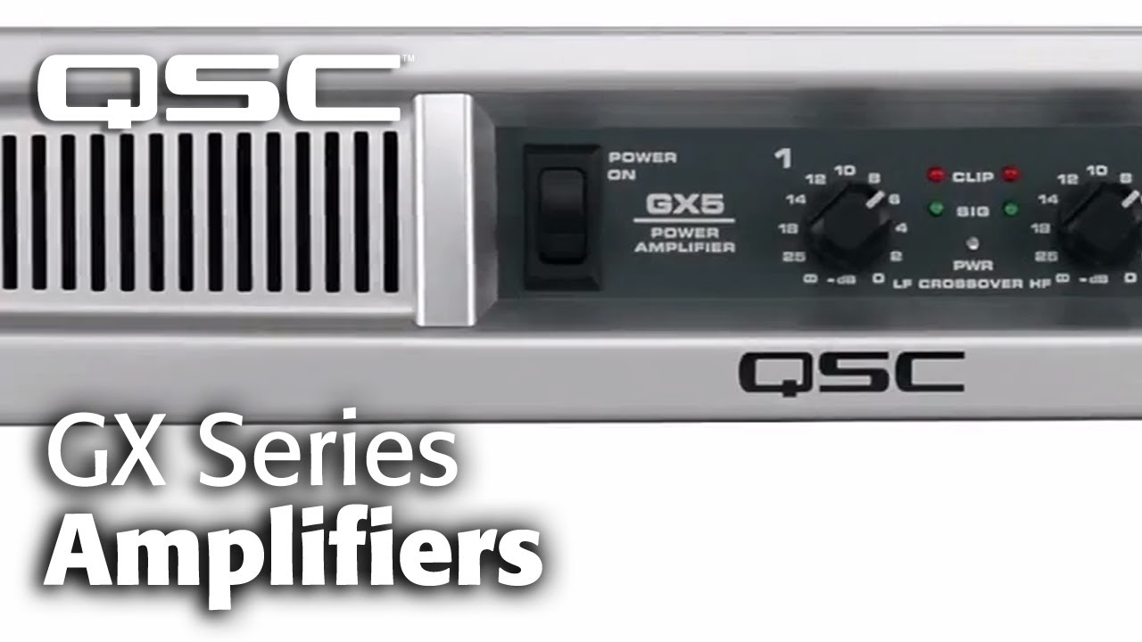 091 QSC GX3 パワーアンプ GX3 Power Amplifier – QSC