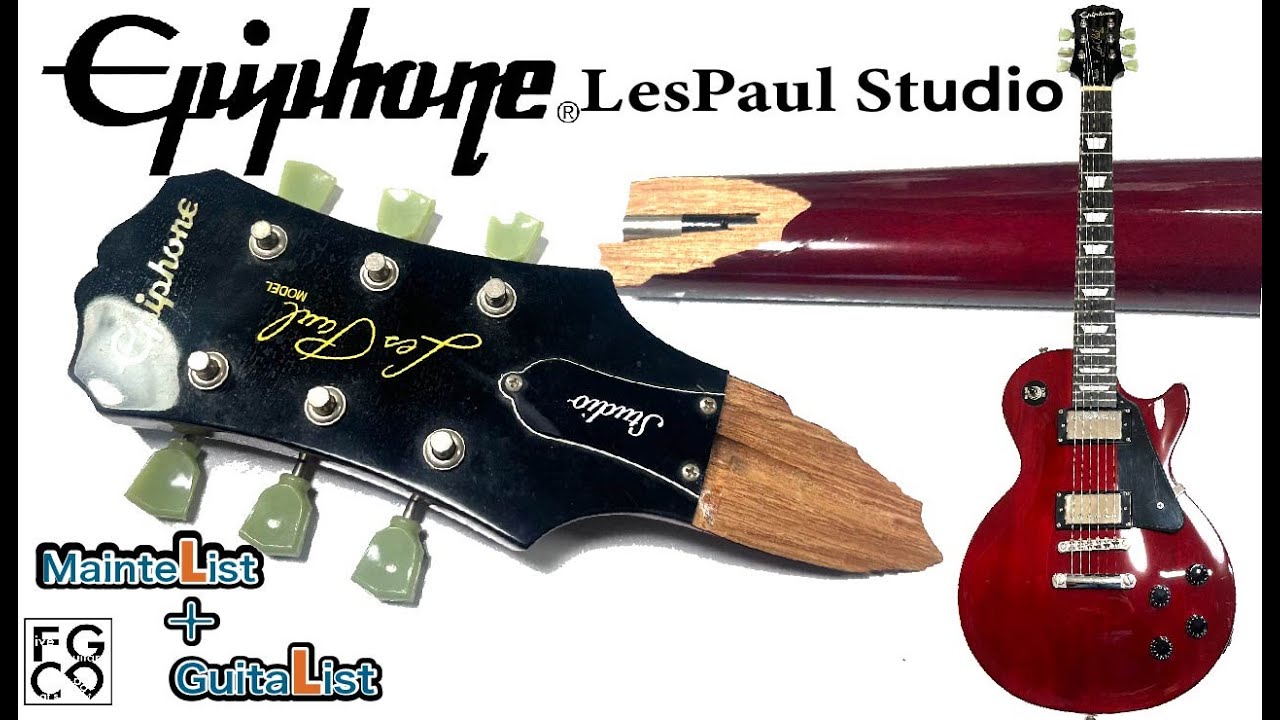 Epiphone Japan Les Paul ネック折れ Epiphone Japan Les Paul ネック