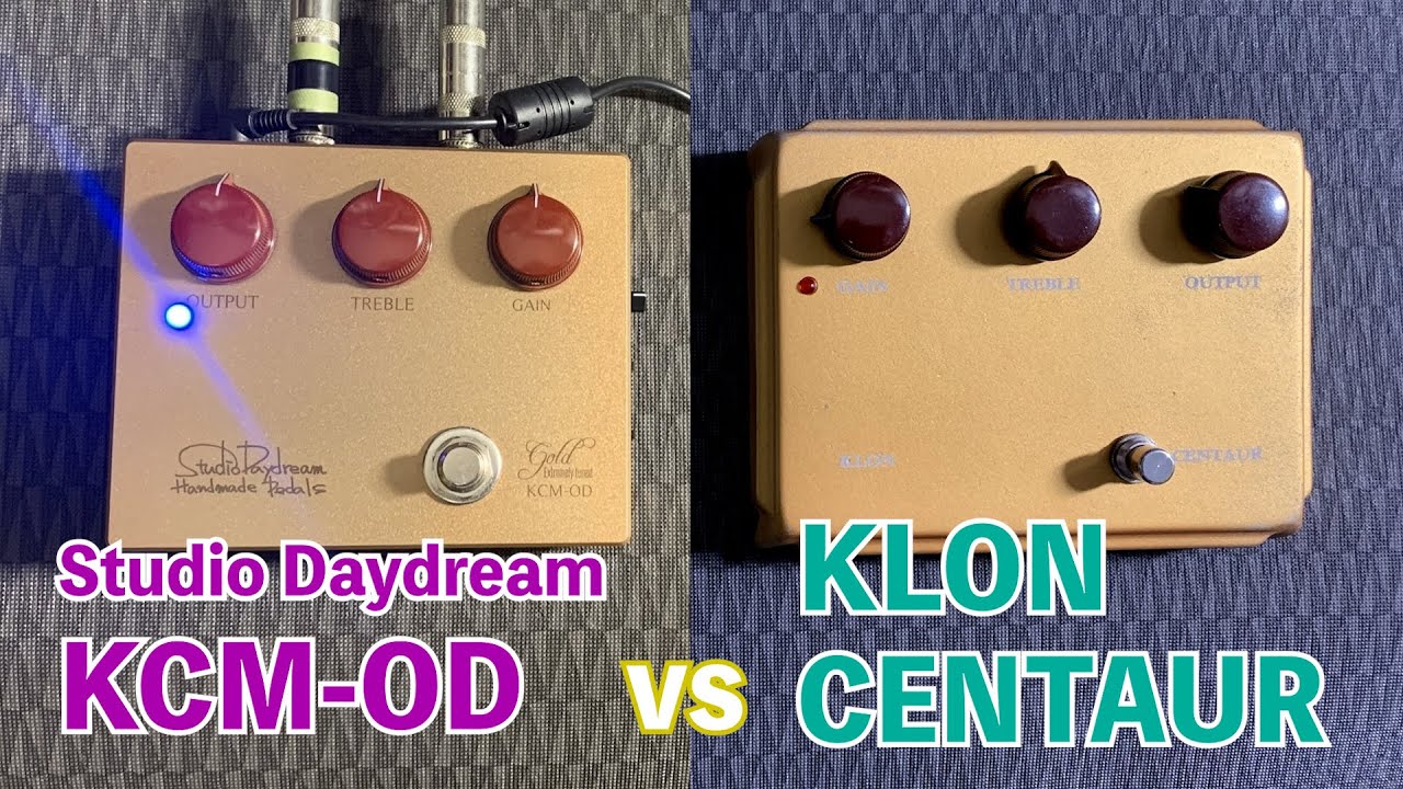 Studio daydream/KCM-OD vs Klon/Centaur - YouTube