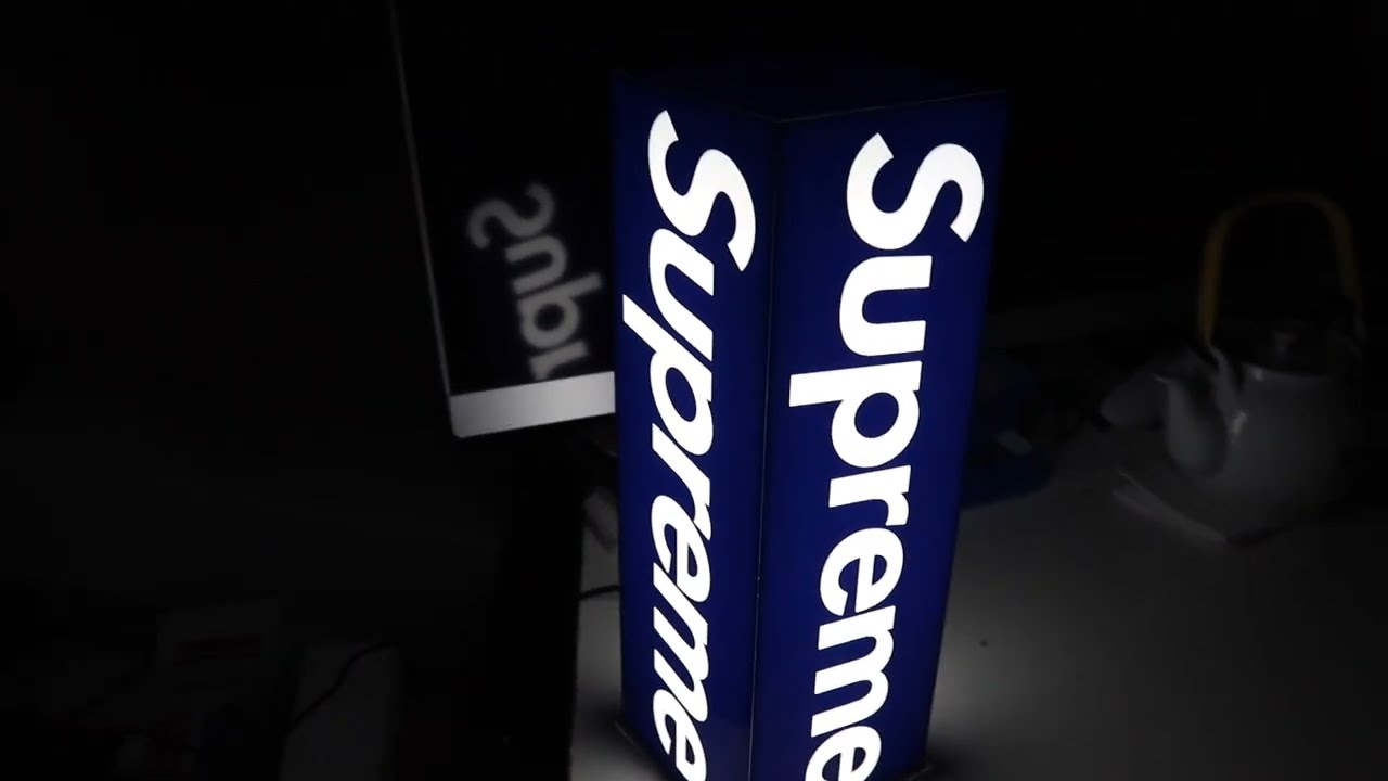 シーリングライト・天井照明 Supreme Box Logo Lamp シーリングライト