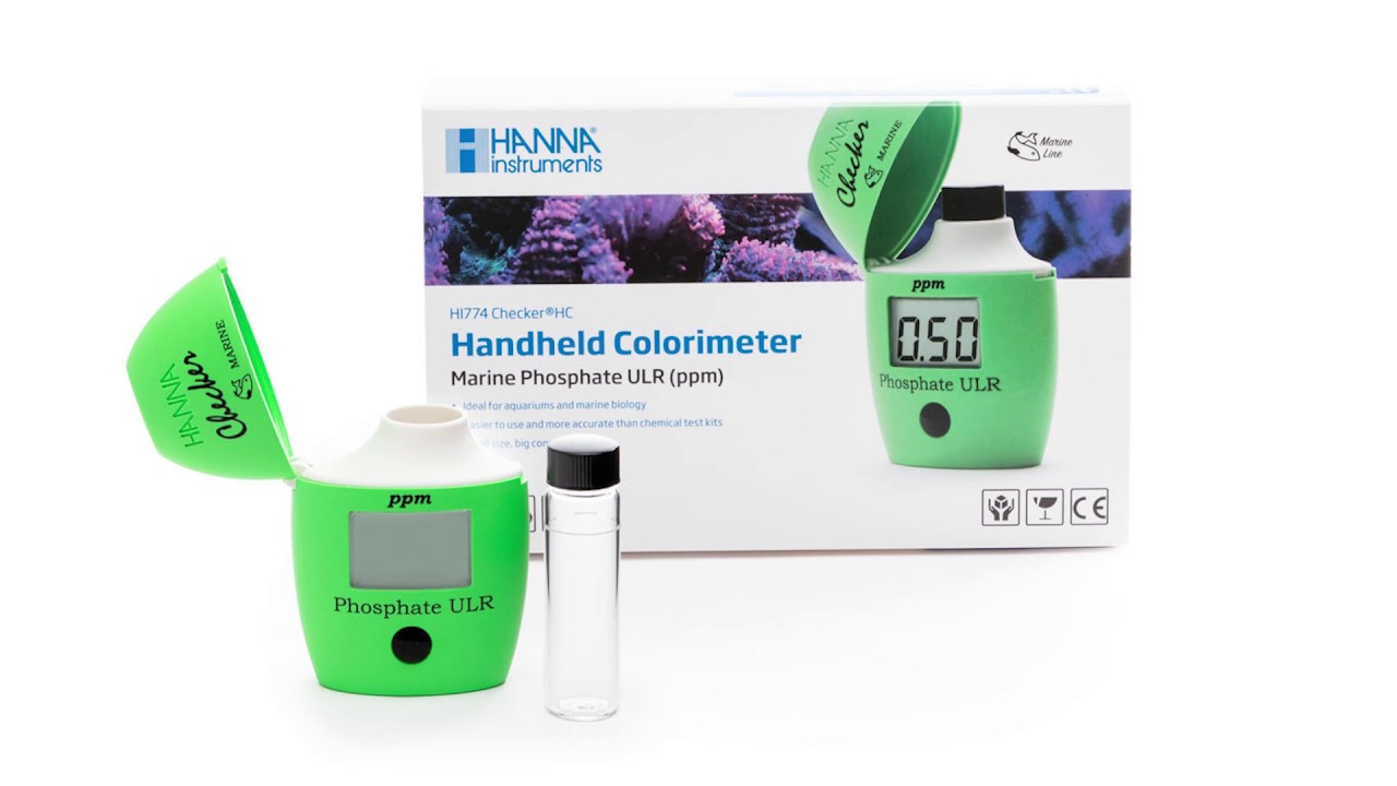 HI774 Phosphate ULR Marine Checker - YouTube