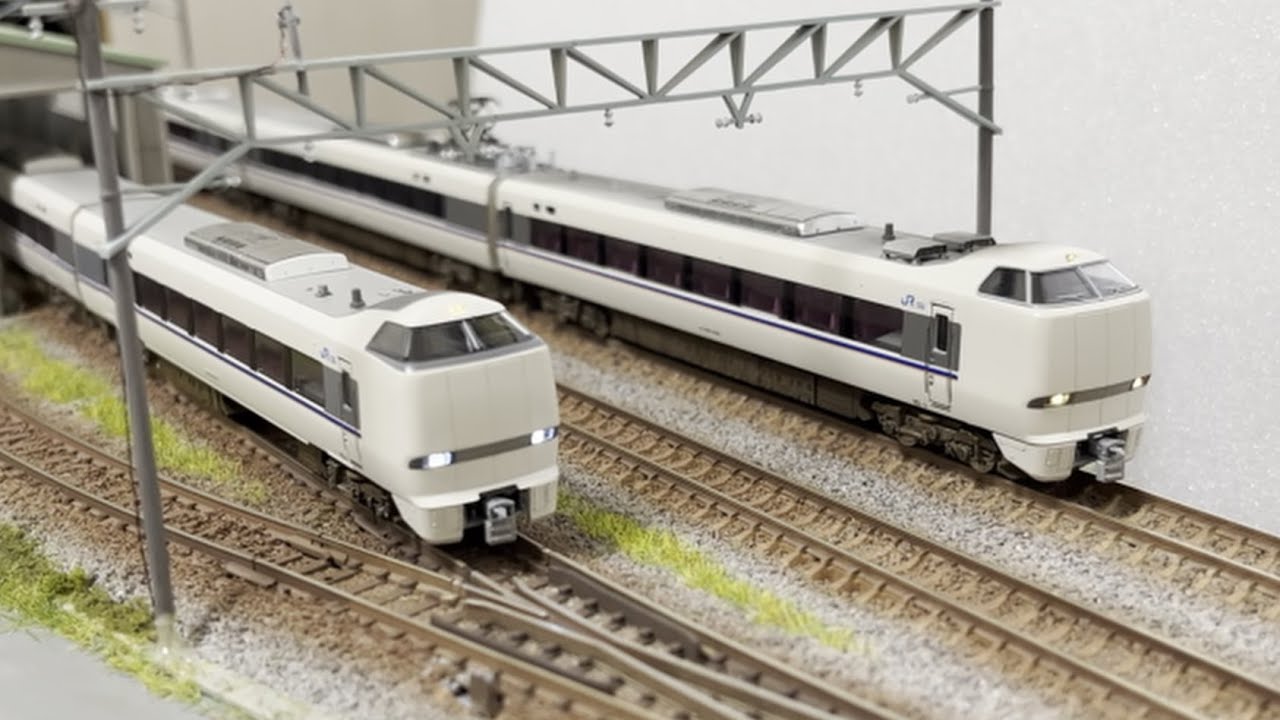 鉄道模型】681系 特急しらさぎ Nゲージ走行動画 - YouTube