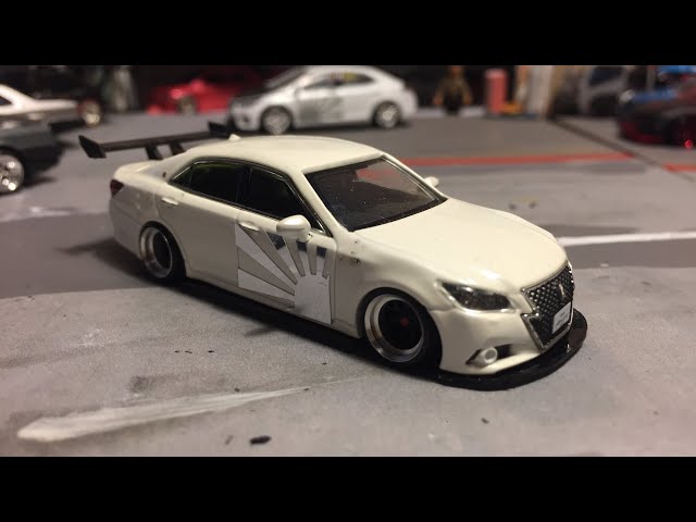 ホットウィールカスタム トヨタ アルテッツァ フルエアロ ドリ車深