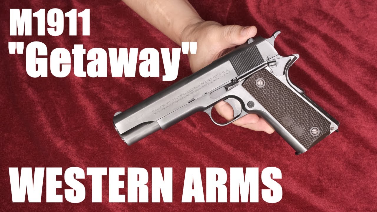 M1911 ”Getaway” / ウェスタンアームズ - YouTube