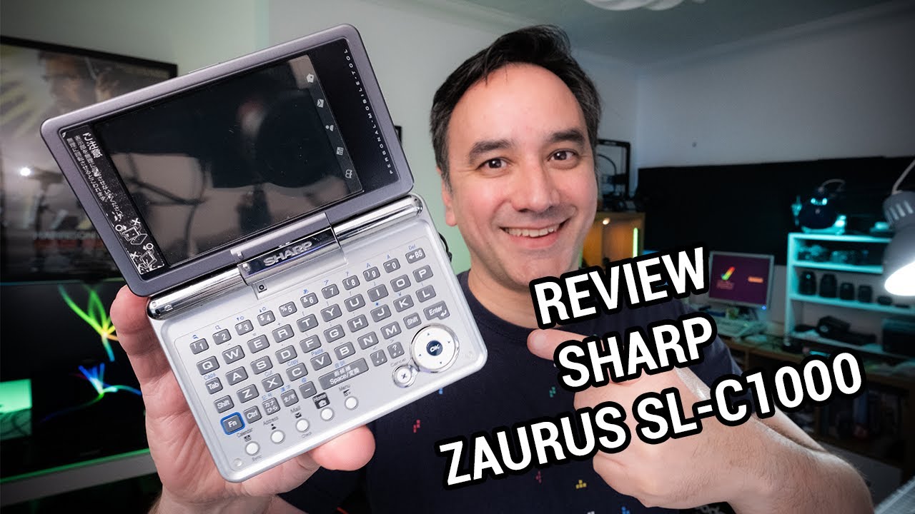 Powerful 20 years old Linux PDA: Sharp Zaurus SL-C1000 - YouTube