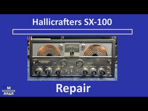 Hallicrafters SX-18 受信機 【整備品】【動画紹介】【難有】