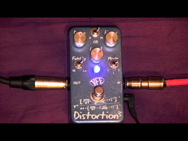 VFE Pedals Distortion 3 Effect Pedal Demo - YouTube