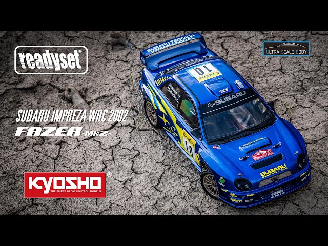 KYOSHO FAZER Mk2 FZ02-R Series readyset SUBARU IMPREZA WRC 2002