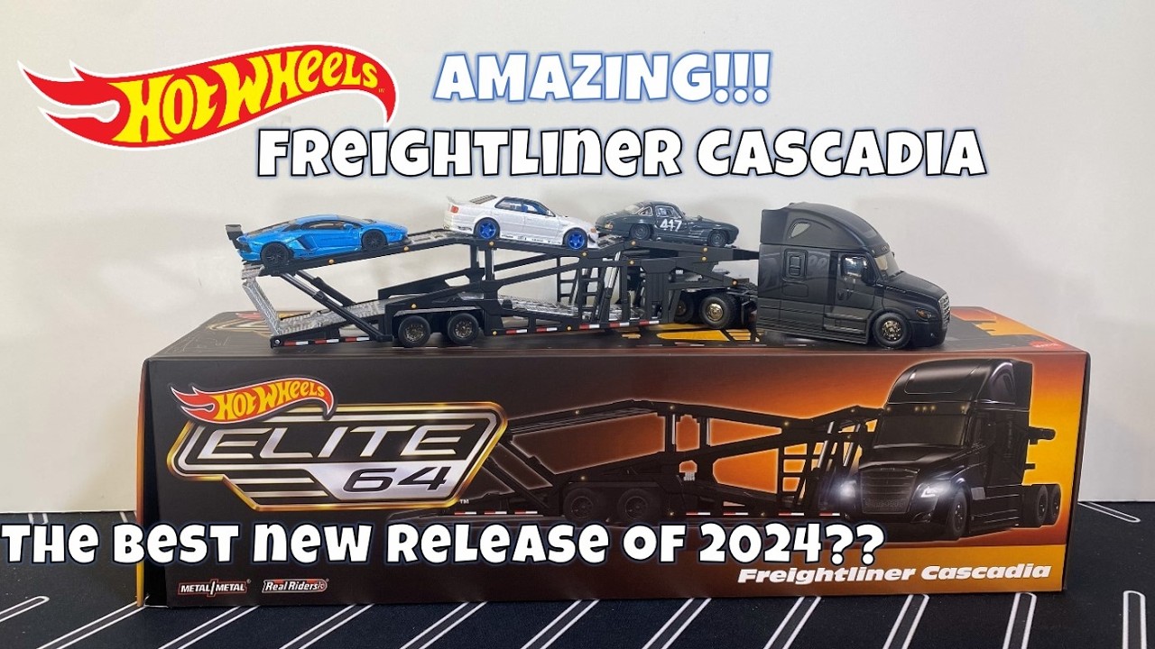 ホットウィール エリート 64 フレイトライナー カスケディア Hot