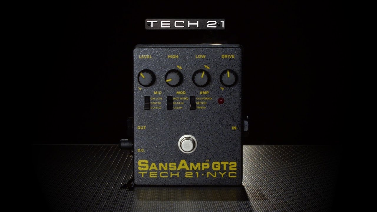 Tech 21 SansAmp GT2 | Gear4music demo - YouTube