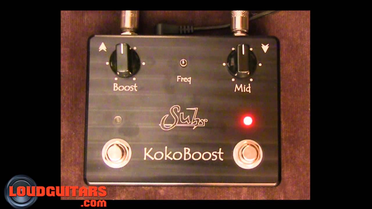 Suhr Koko Boost-Demo - YouTube