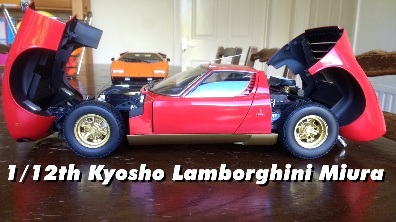 Kyosho 1/12th scale Lamborghini Miura P400S Diecast Model Car
