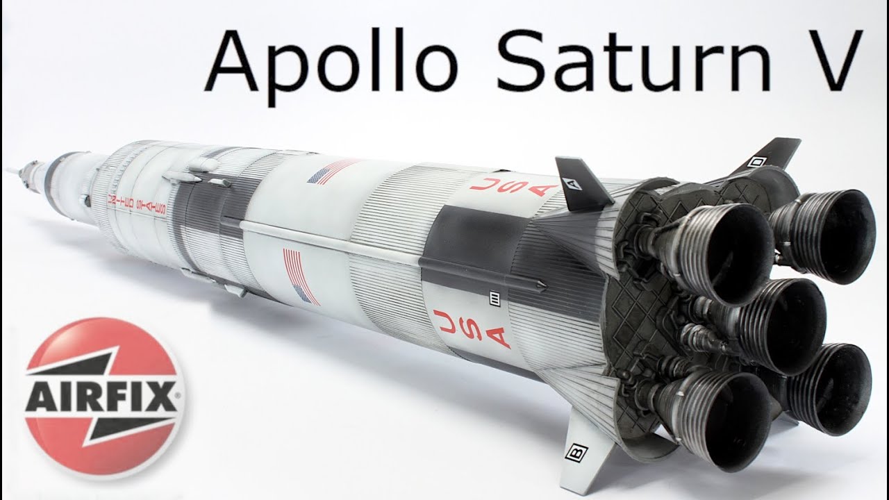 Airfix 1/144 Apollo Saturn V Full Build - YouTube