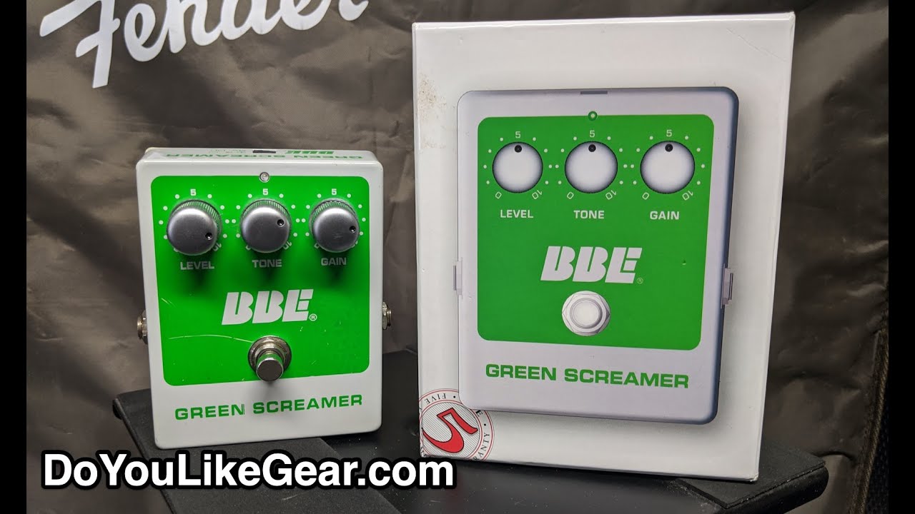 BBE G Screamer Gus G Signature Overdrive Pedal Demo - YouTube