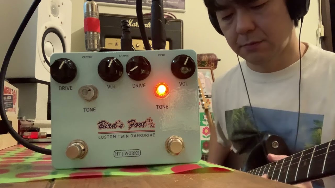 HTJ-WORKSで作ってもらった歪みペダル｜シシクラセイゴ