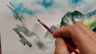 潘麗星さん作の水彩画 潘麗星さん作の水彩画 hq720.jpg?sqp=-