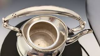 1875年頃 英国アンティーク シルバープレート製 バチェラー ティー