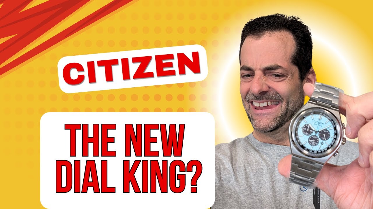 Citizen Zenshin Super Titanium Chronograph with Salmon Dial