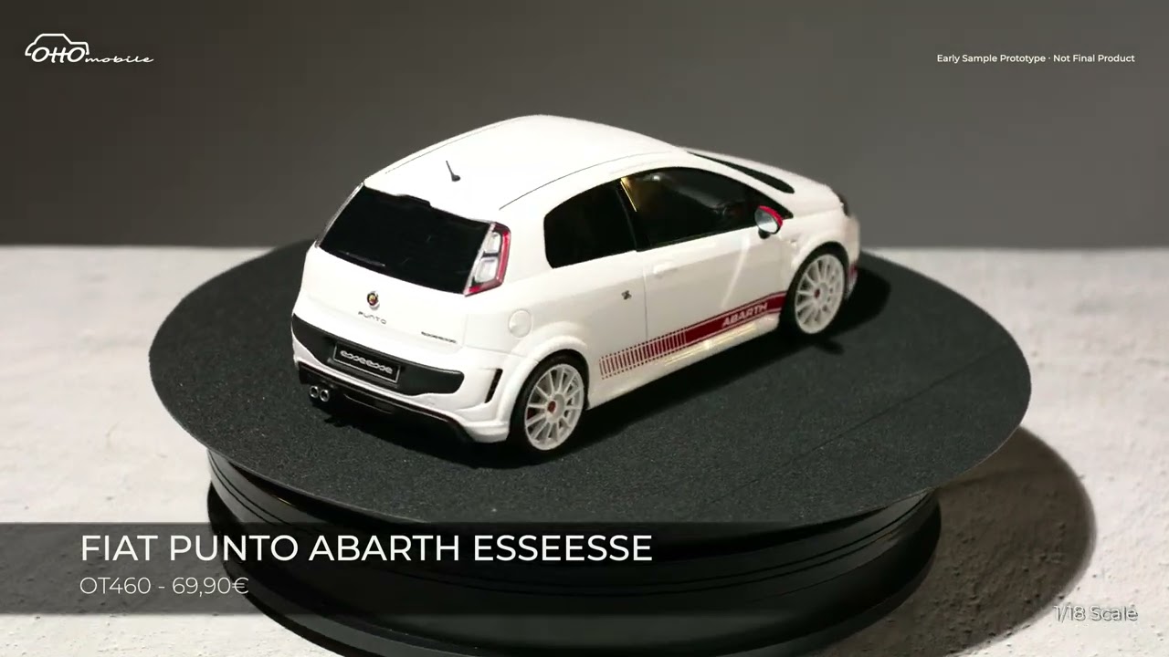 OTTO 1/18 アバルト プント エッセエッセ 2010 (ホワイト) OTTO 1/18