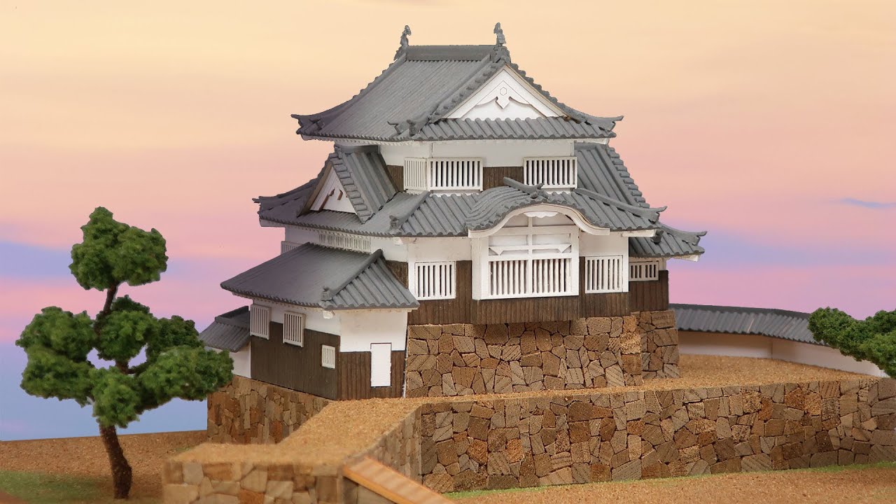 1/150 備中松山城】製品紹介 - YouTube