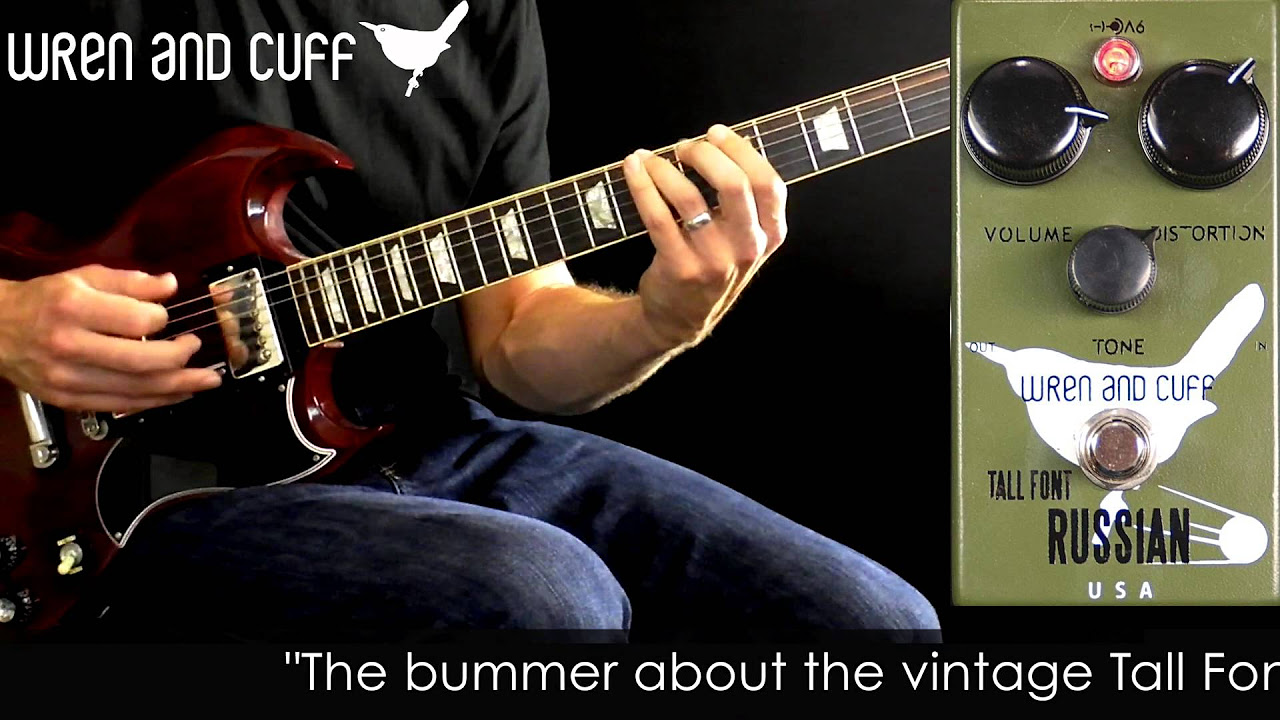 Wren and Cuff Tall Font Russian - YouTube