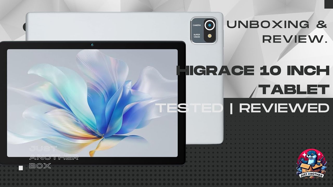 HiGrace 10 Inch Tablet – Android 13, Quad Core Processor, 5000mAh