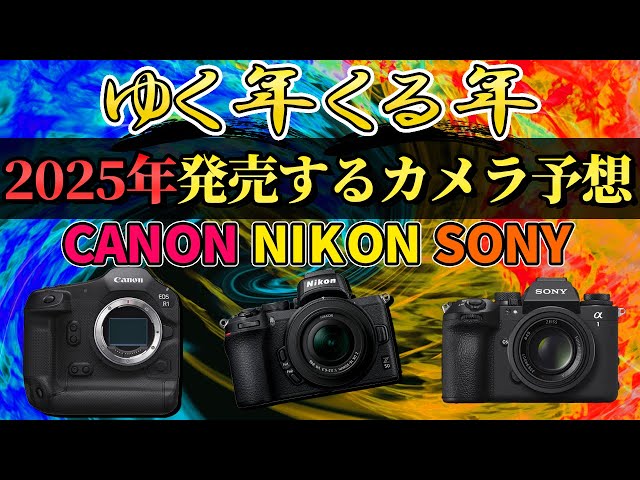 Nikon SONY CANON 2025年発売されるカメラを予想する - YouTube