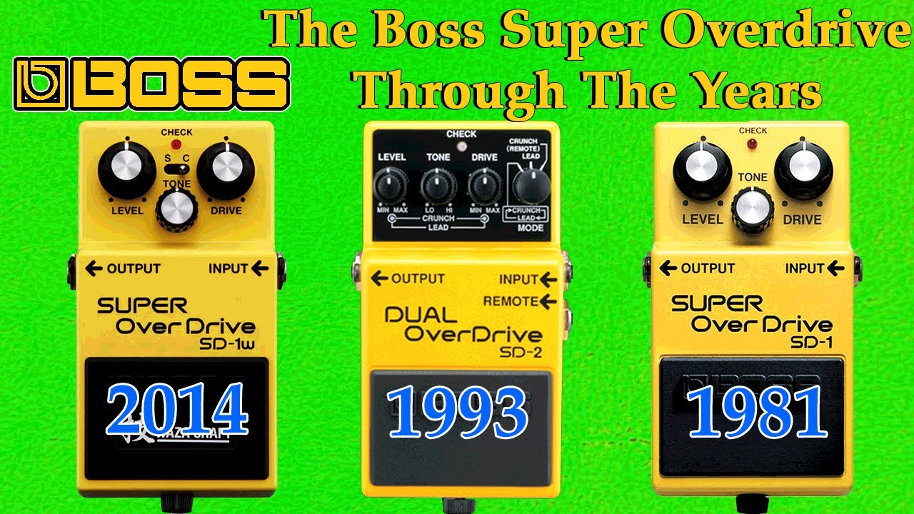 BOSS SD-2 OD-2 FISH&CHIPS BAN‐EQ Boss SD-2 DUAL OverDrive - What