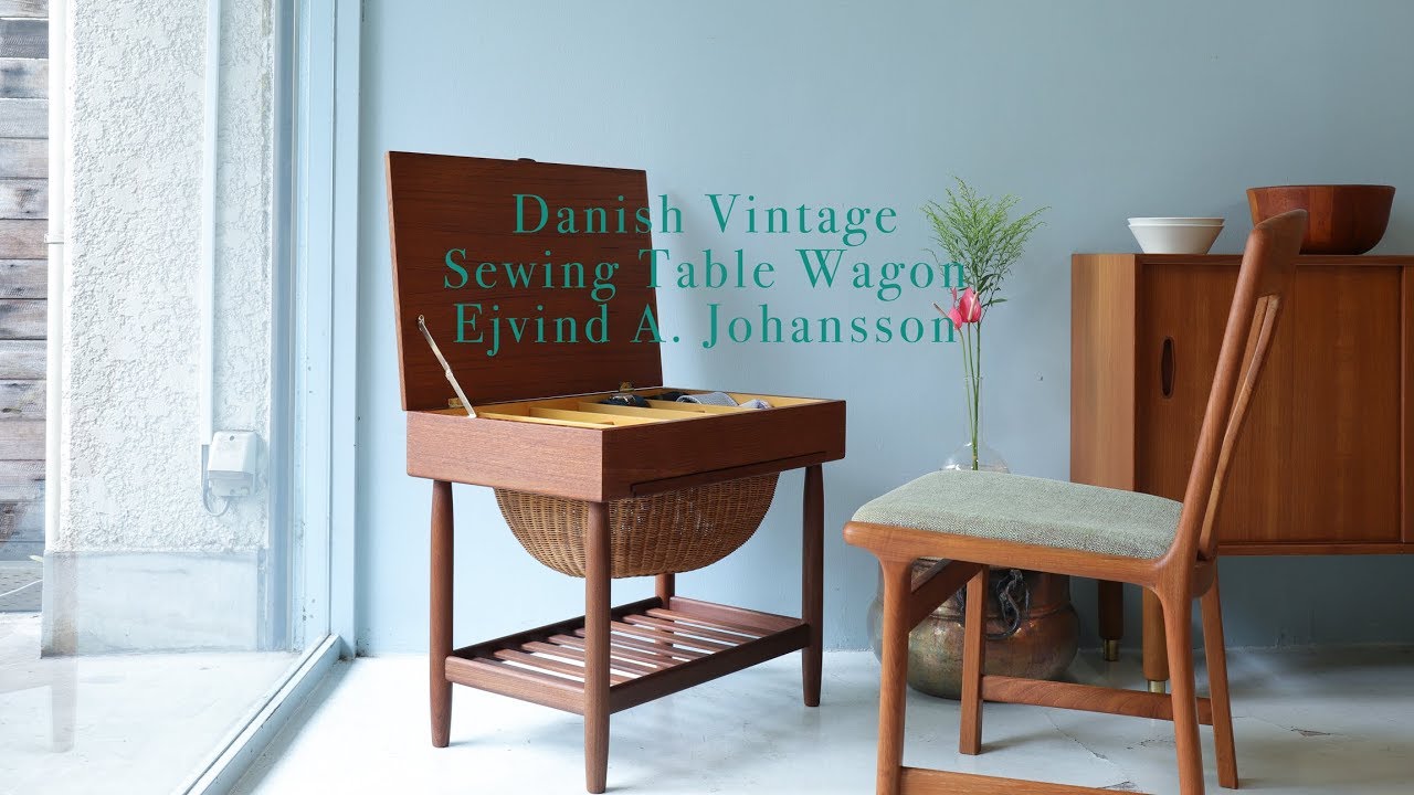 Ejvind A Johanneson/ アイヴァンAヨハンソンソーイングワゴン Ejvind