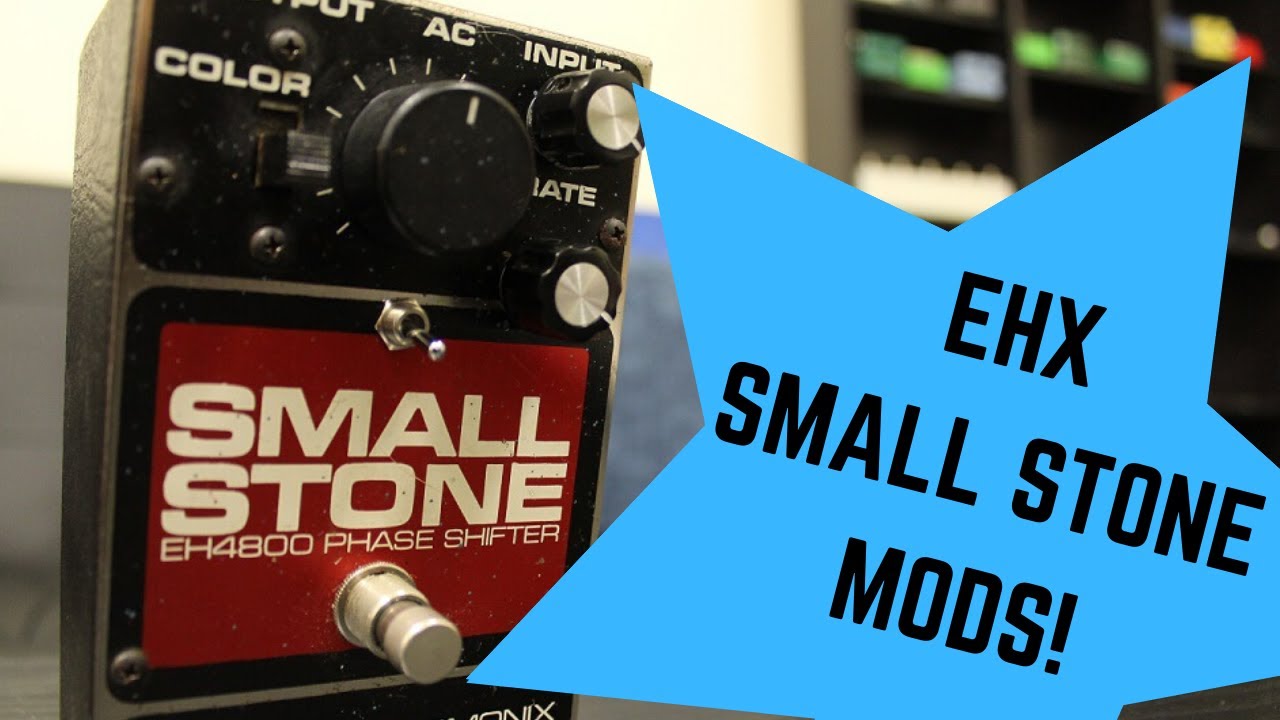 Vintage EHX Small Stone Mods by Mimmotronics Effects - YouTube