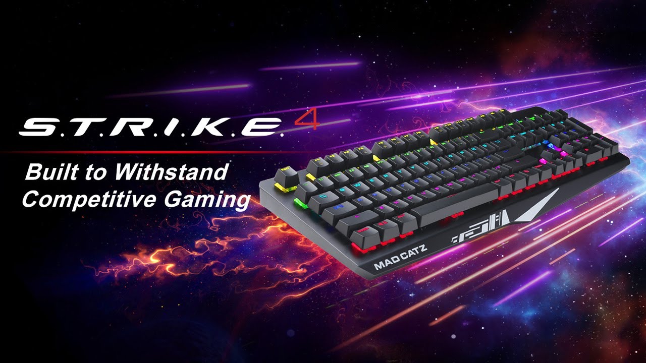 S.T.R.I.K.E. 4 RGB Mechanical Gaming Keyboard-MAD CATZ