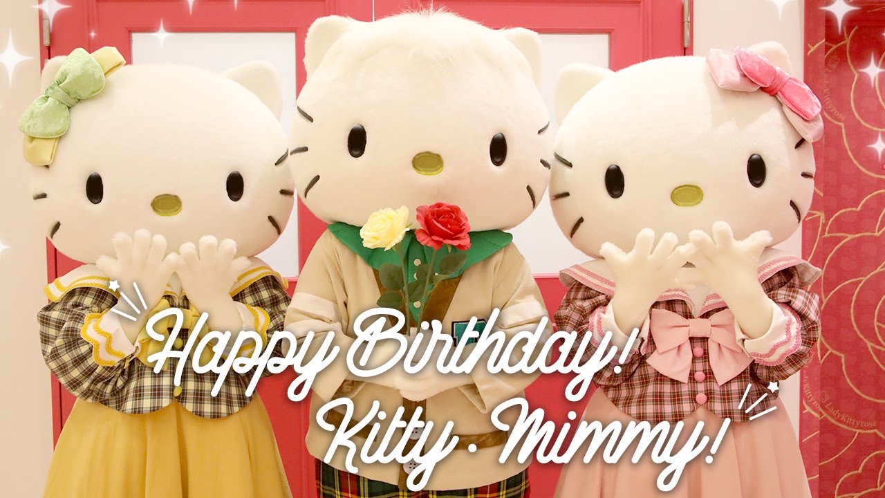 Happy Birthday】ハローキティ＆ハローミミィ 誕生日おめでとう