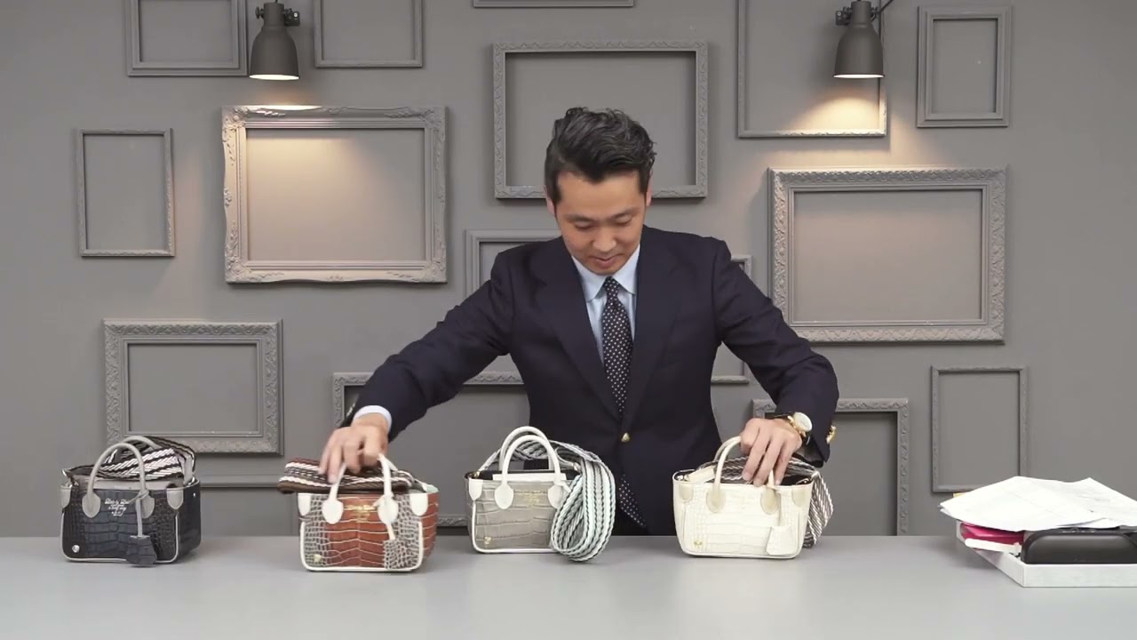 ADMJ☆THE BEE☆牛革クロコ型押しマイクロミニトートZAOタマミワタナベ