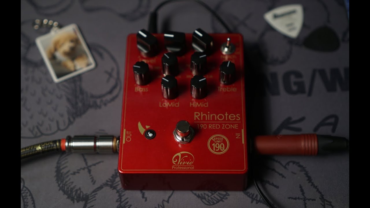 歪みペダル】IKUOシグネチャー Rhinotes 190 RED ZONEをレビュー