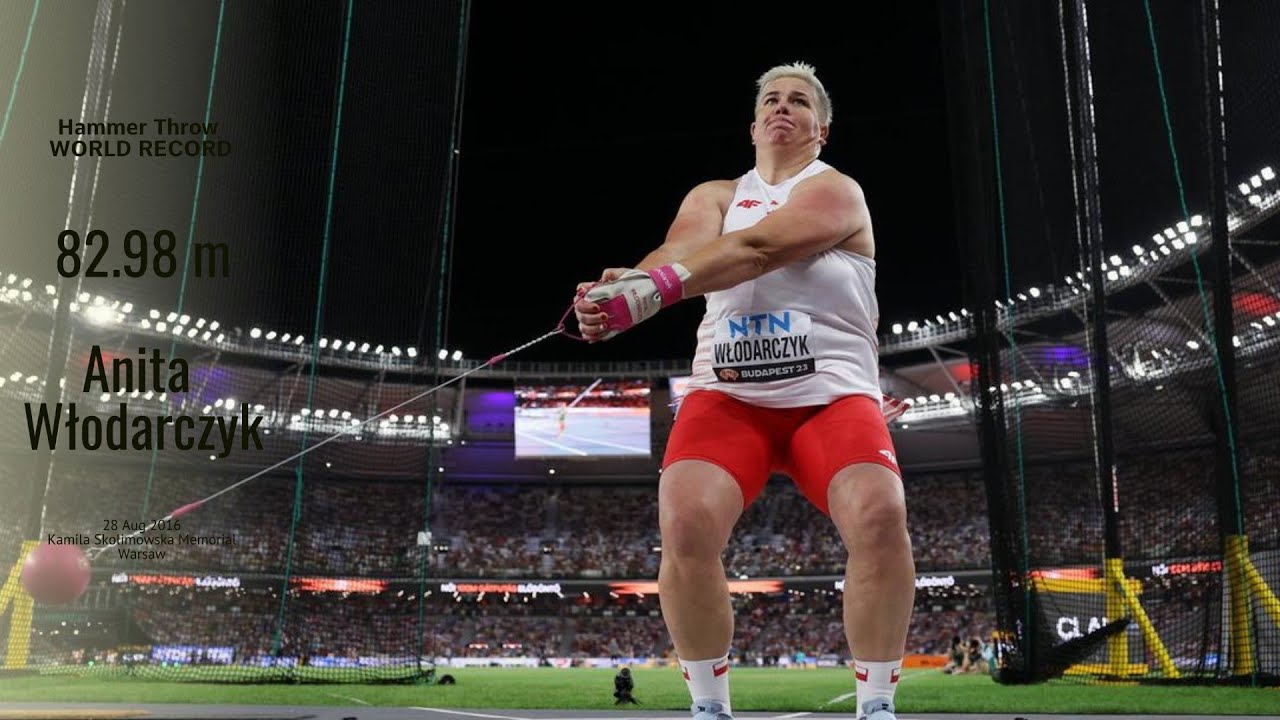 女子ハンマー投げ】世界記録：82m98｜アニタ・ヴォダルチク