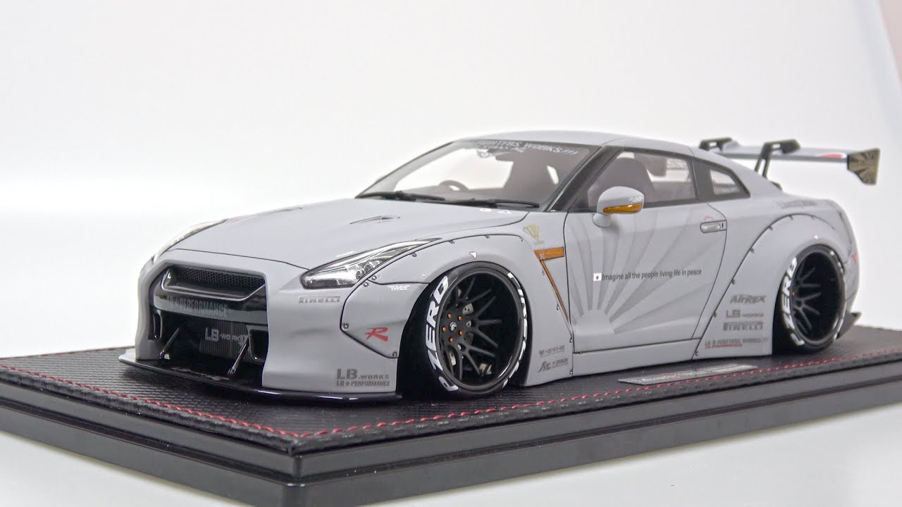NISSAN GTR 1/18 LBWK リバティーウォーク Liberty 1/18 Ignition