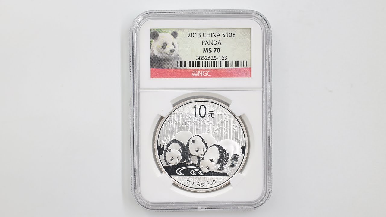 2015年 中国パンダ銀貨 10元 コインMS70 最高位 2015年 パンダコイン 中国
