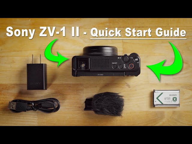 Sony ZV-1 II Tutorial - A Quick Start Guide For Beginners - YouTube