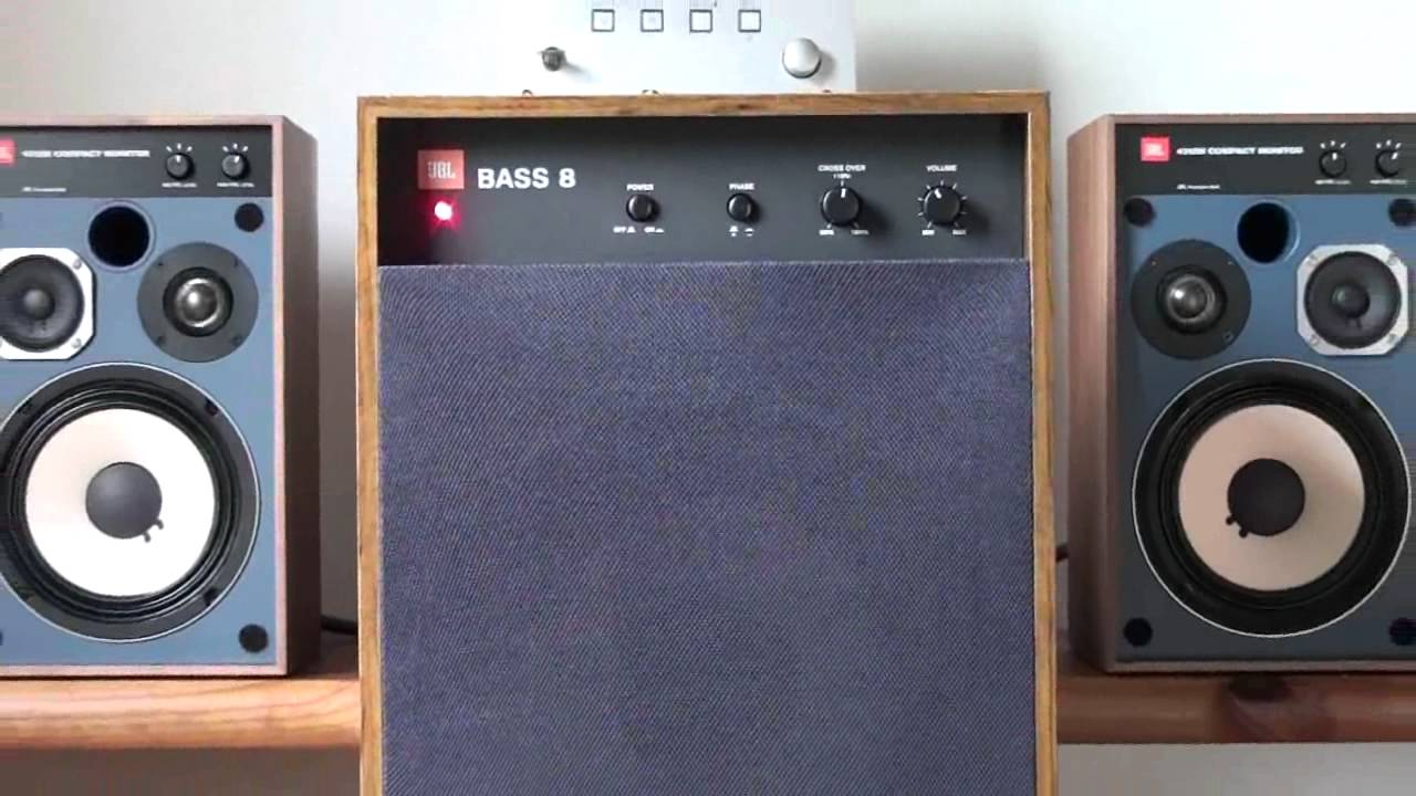 JBL BASS 8 サブウーファー ＋ 4312M - YouTube