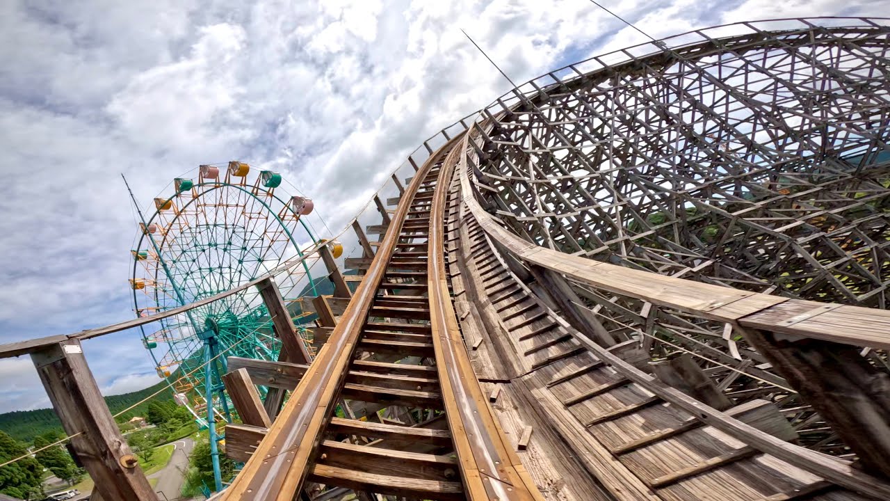 With commentary] Wooden coaster 