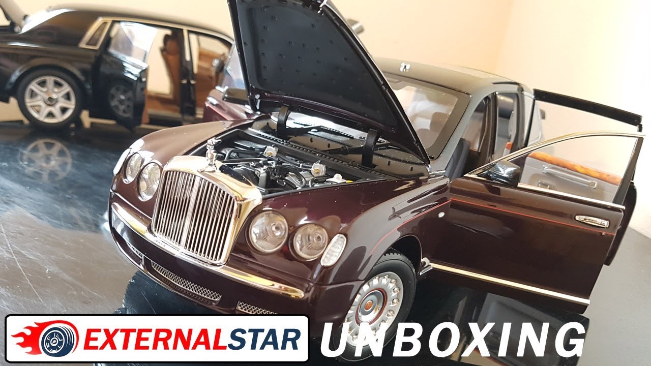 Unboxing of a SUPER-RARE $400 1:18 Bentley State Limousine +