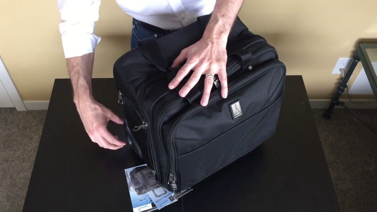 Travelpro FlightCrew5 Rolling Overnighter Demo - YouTube