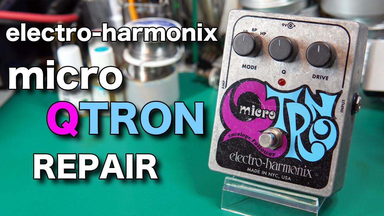 GUITAR PEDAL]erectro-harmonix micro Q-TRON restore.No effect sound