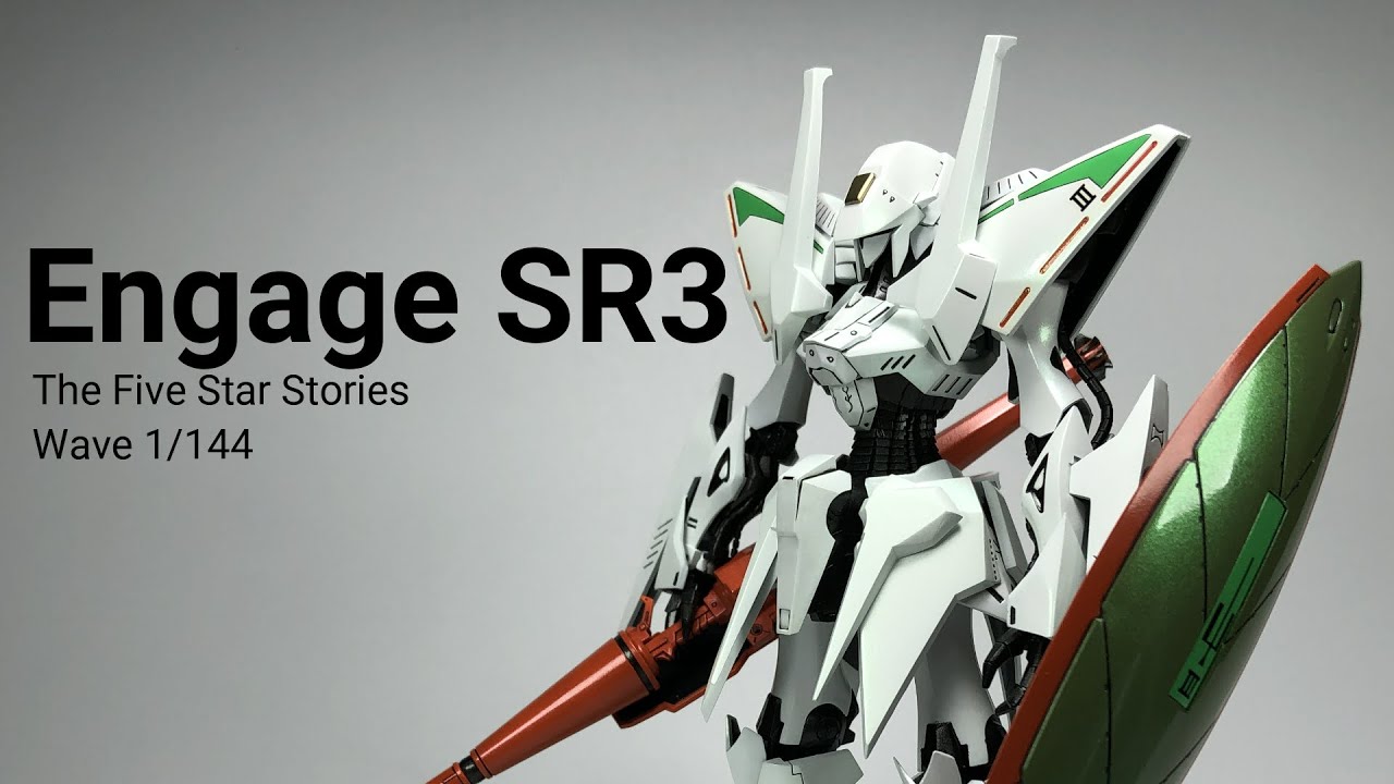 Wave FSS 1⁄144 Engage SR3 The Five Star Stories Custom Painted