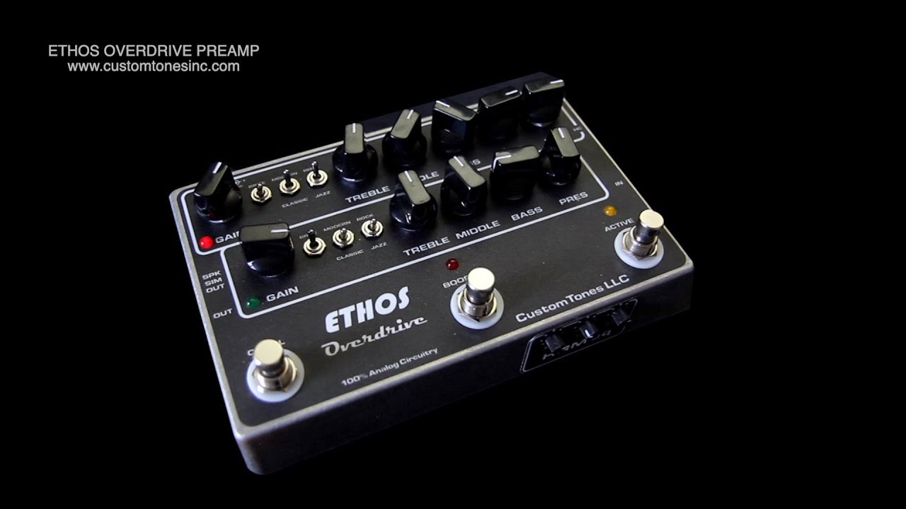 Custom Tones LLC: Ethos Overdrive - Jam Demo - YouTube