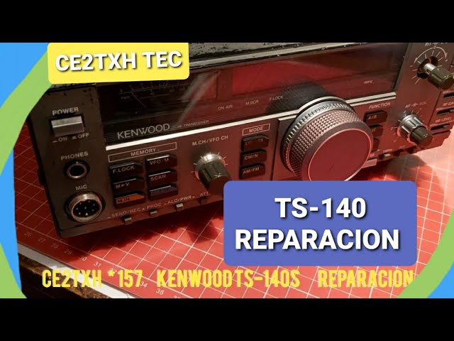 KENWOOD TS-140V 修理ベースに JO1ACW: Kenwood TS-180S修理