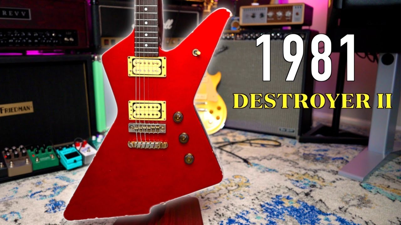 I got THE Ibanez Destroyer (DT300FR Adrian Smith early '80s) - YouTube