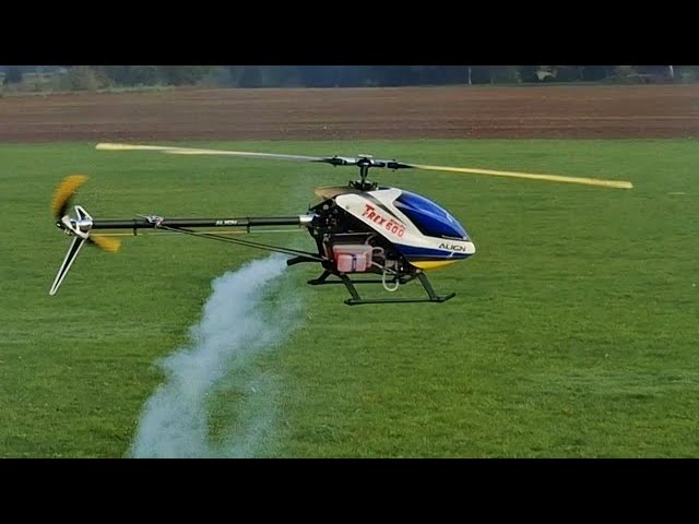 グ*ン様 T-REX600N OS55ニトロ Alan Szabo Jr. ALIGN Trex 600N Old