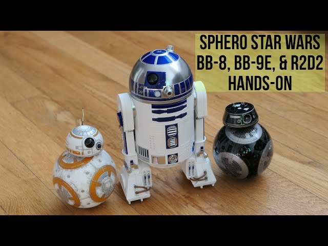 Sphero Star Wars BB-8, BB-9E, & R2D2 hands-on - YouTube