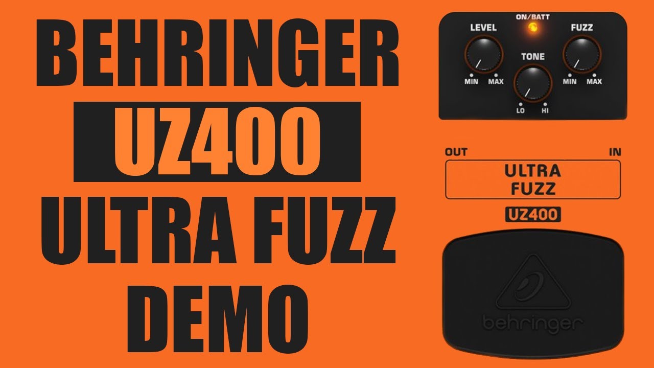 Behringer - UZ400 Ultra Fuzz - Demo - YouTube